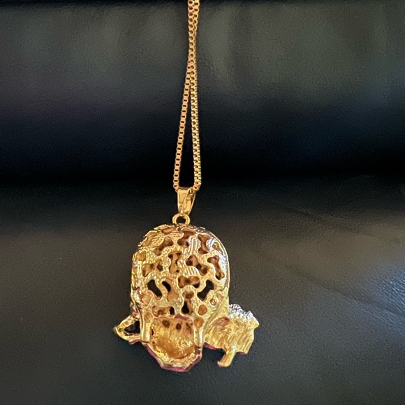 BETSEY JOHNSON Necklace, Perfect for Dia de Los Muertos and Halloween! - Picture 4 of 12